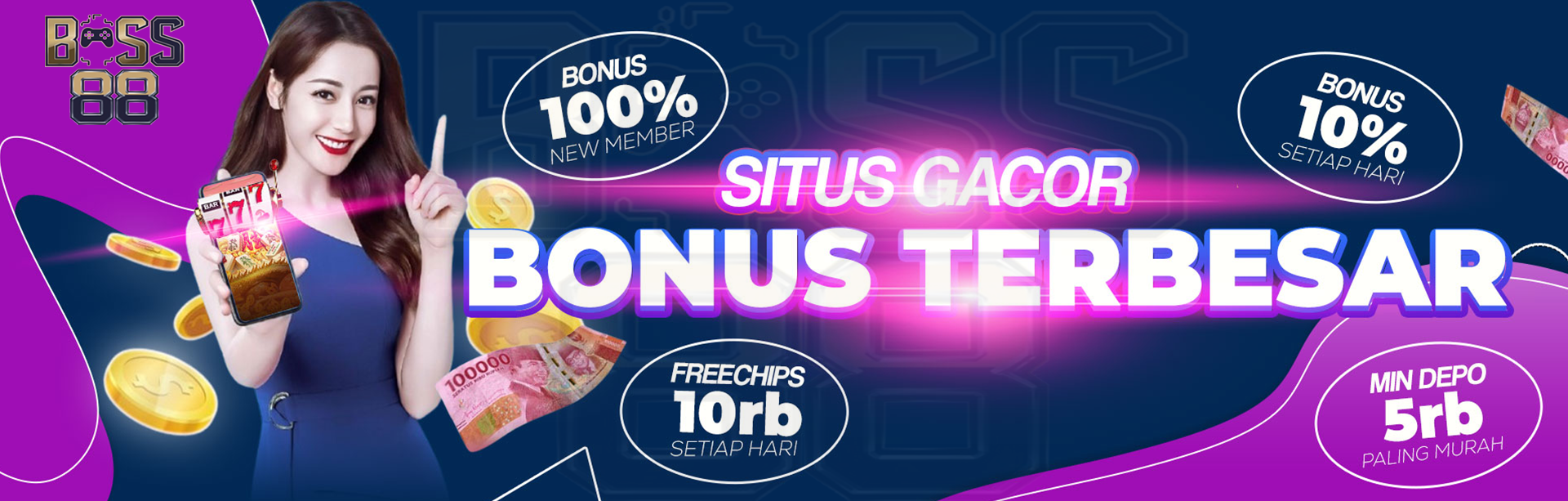 BOSS88: Situs Agen Slot Online Terpercaya dengan Jackpot Paus